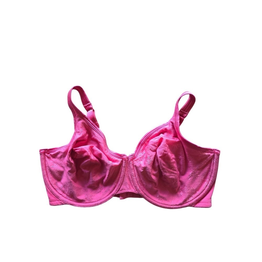 Playtex Bra 40DD‎ Womens Plus Size Pink Underwired Non Padded Adjustable Straps